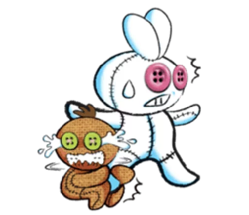 😈 Стикер «Voodoo Doll» для Telegram