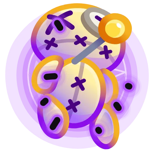💎 Стикер «Voodoo Doll» для Telegram