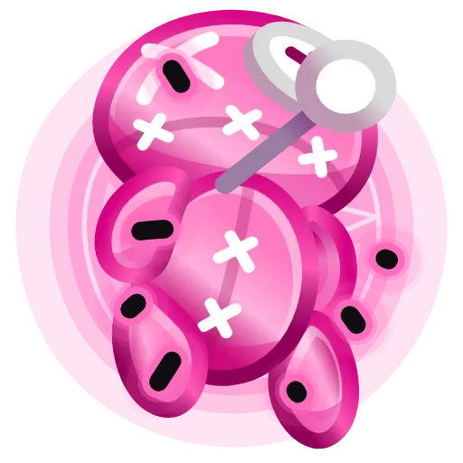 💎 Стикер «Voodoo Doll» для Telegram