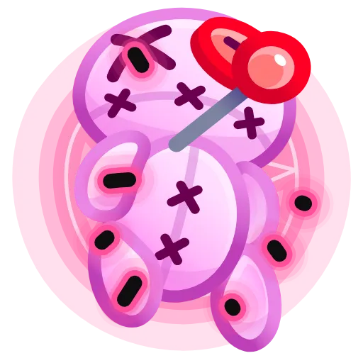 💎 Стикер «Voodoo Doll» для Telegram