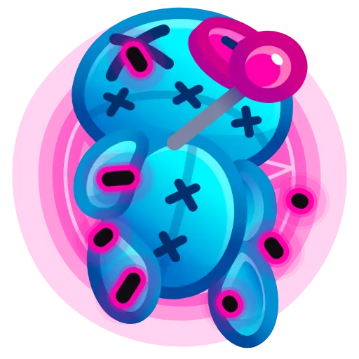 Стикерпак Voodoo Doll для Telegram
