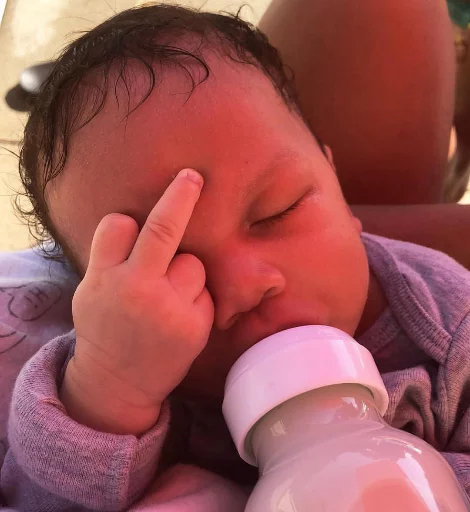 🖕 Стикер «детки» для Telegram