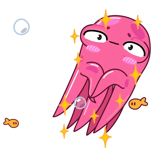 🕺 Стикер «Восьминогий вайб» для Telegram