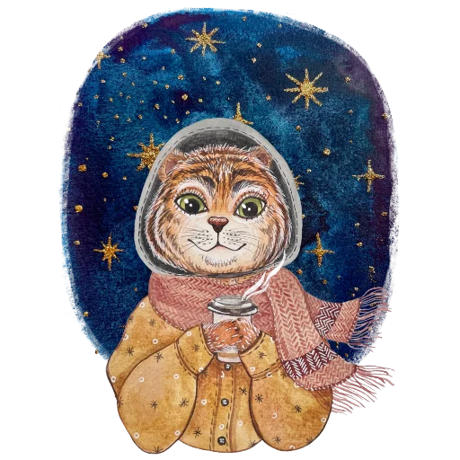 🐯 Стикер «Ника Кот» для Telegram