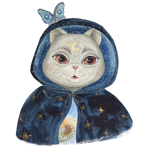 😻 Стикер «Ника Кот» для Telegram