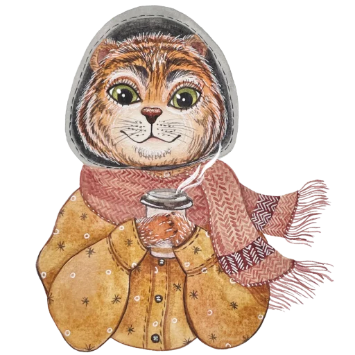 🐯 Стикер «Ника Кот» для Telegram