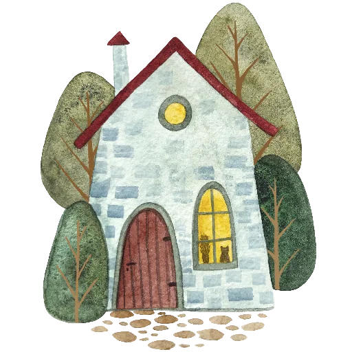 🏠 Стикер «Ника Кот» для Telegram