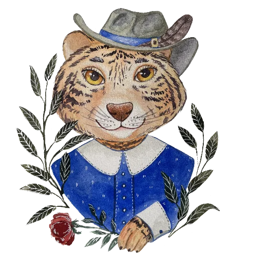🐯 Стикер «Ника Кот» для Telegram