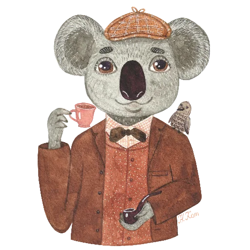 🐨 Стикер «Ника Кот» для Telegram