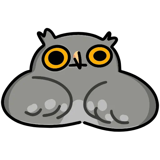 Стикер 19 Сова Вова add