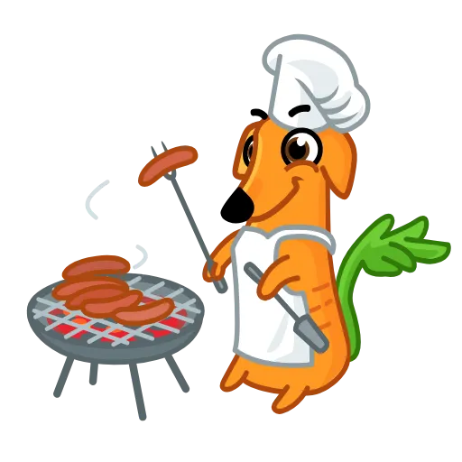 👨‍🍳 Стикер «Морковчик» для Telegram