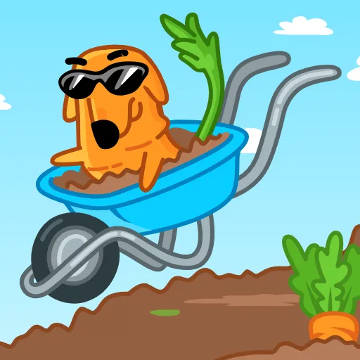 😎 Стикер «Морковчик» для Telegram