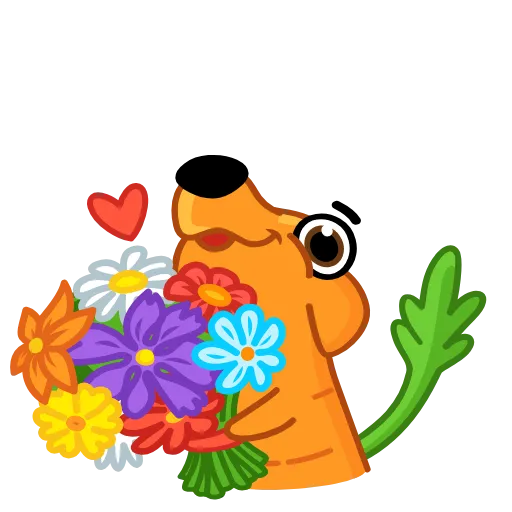 💐 Стикер «Морковчик» для Telegram