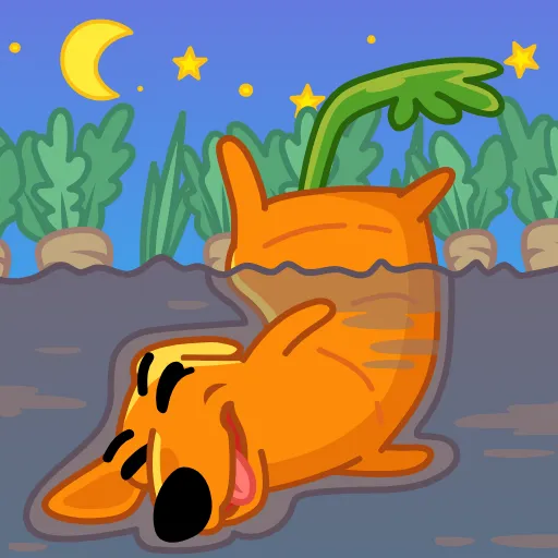 😴 Стикер «Морковчик» для Telegram