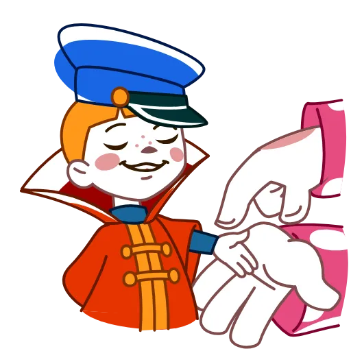 Стикер 9 Вовка