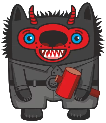 👹 Стикер «VovkusTheWolf» для Telegram