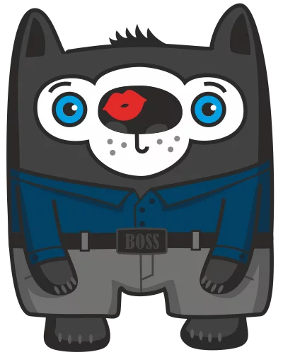 💋 Стикер «VovkusTheWolf» для Telegram