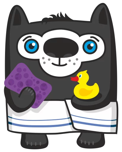 🛀 Стикер «VovkusTheWolf» для Telegram