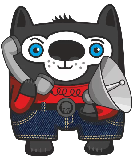 📡 Стикер «VovkusTheWolf» для Telegram