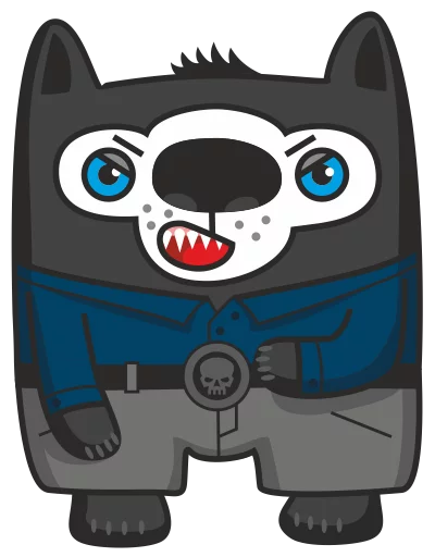 😠 Стикер «VovkusTheWolf» для Telegram