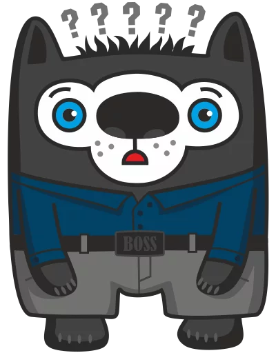 😧 Стикер «VovkusTheWolf» для Telegram