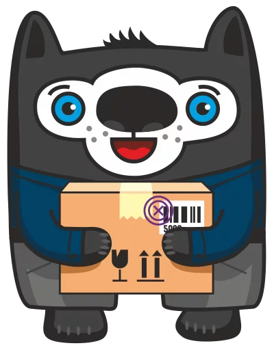 📦 Стикер «VovkusTheWolf» для Telegram