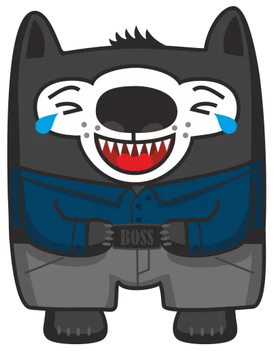 😂 Стикер «VovkusTheWolf» для Telegram