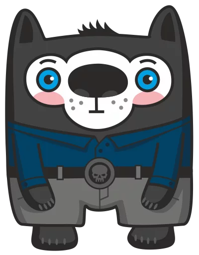 😳 Стикер «VovkusTheWolf» для Telegram