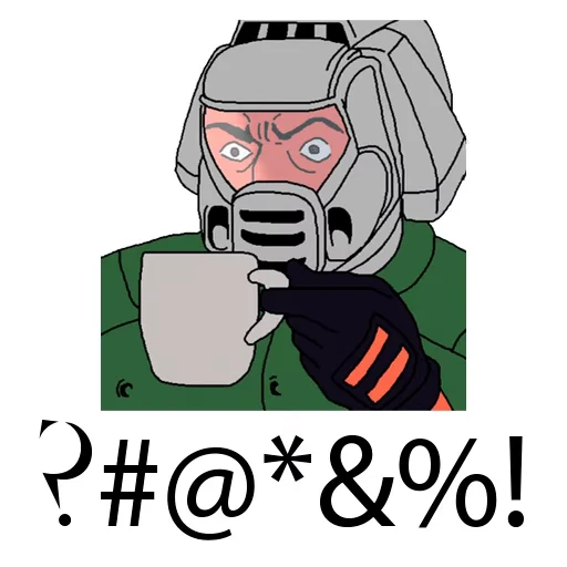 😵‍💫 Стикер «ID SOFTWARE (id-э)» для Telegram