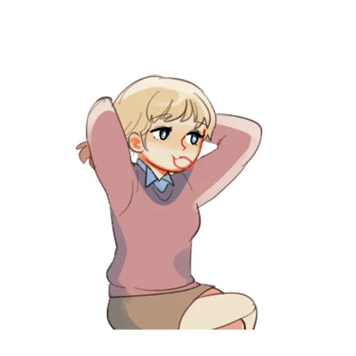 👱‍♀️ Стикер «Вроу» для Telegram