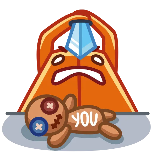 🔪 Стикер «aoo» для Telegram