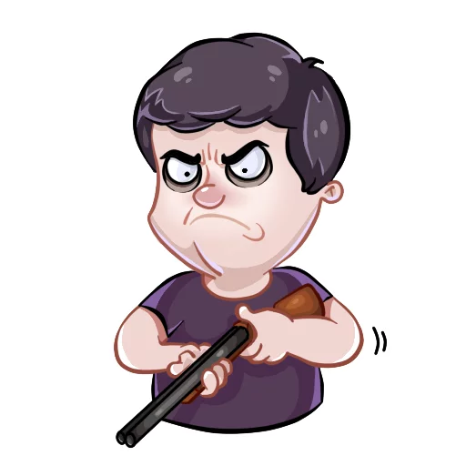 😠 Стикер «BadComedian» для Telegram