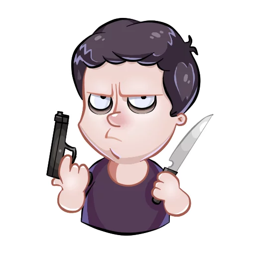 😠 Стикер «BadComedian» для Telegram