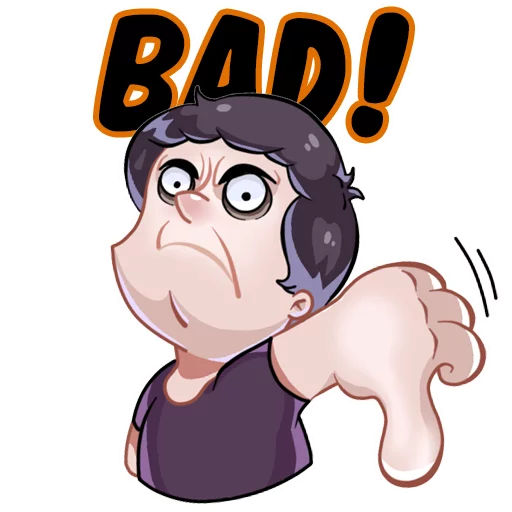 😠 Стикер «BadComedian» для Telegram