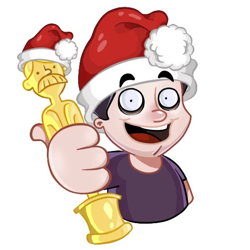 🎅 Стикер «BadComedian» для Telegram
