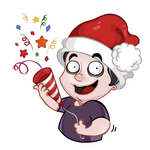 🎅 Стикер «BadComedian» для Telegram