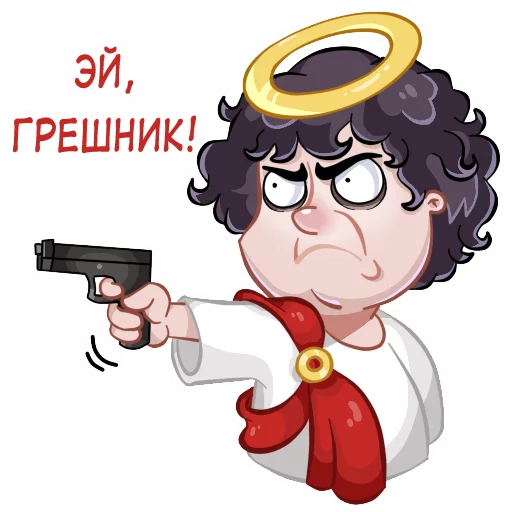 😇 Стикер «BadComedian» для Telegram