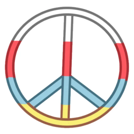 ☮️ Стикер «Мир» для Telegram