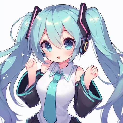 🥺 Стикер «VOLT Hatsune Miku» для Telegram