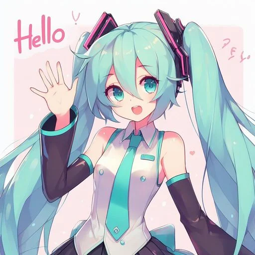 👋 Стикер «VOLT Hatsune Miku» для Telegram