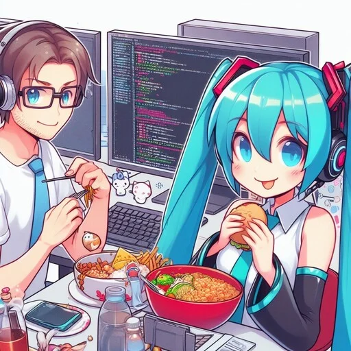🍲 Стикер «VOLT Hatsune Miku» для Telegram