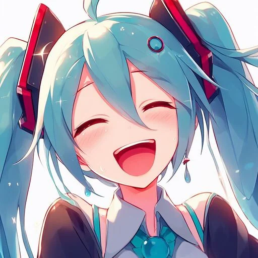 😂 Стикер «VOLT Hatsune Miku» для Telegram