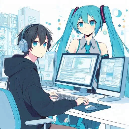 😯 Стикер «VOLT Hatsune Miku» для Telegram