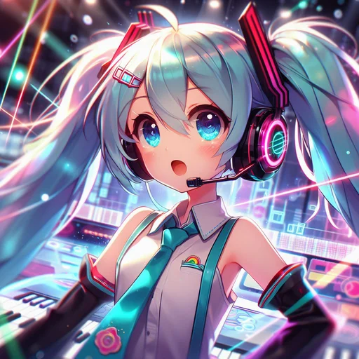 😄 Стикер «VOLT Hatsune Miku» для Telegram