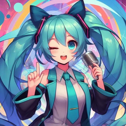 😉 Стикер «VOLT Hatsune Miku» для Telegram