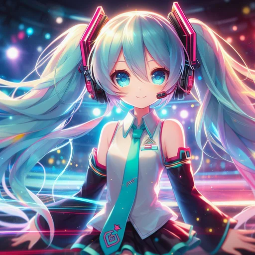 🙂 Стикер «VOLT Hatsune Miku» для Telegram