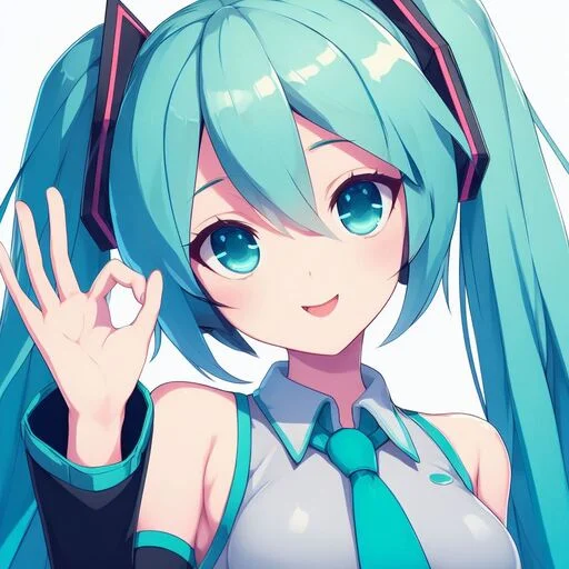 👌 Стикер «VOLT Hatsune Miku» для Telegram