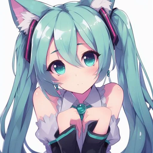 🥺 Стикер «VOLT Hatsune Miku» для Telegram