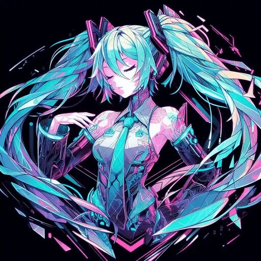 😀 Стикер «VOLT Hatsune Miku» для Telegram