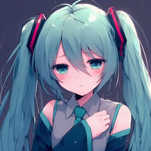 😢 Стикер «VOLT Hatsune Miku» для Telegram